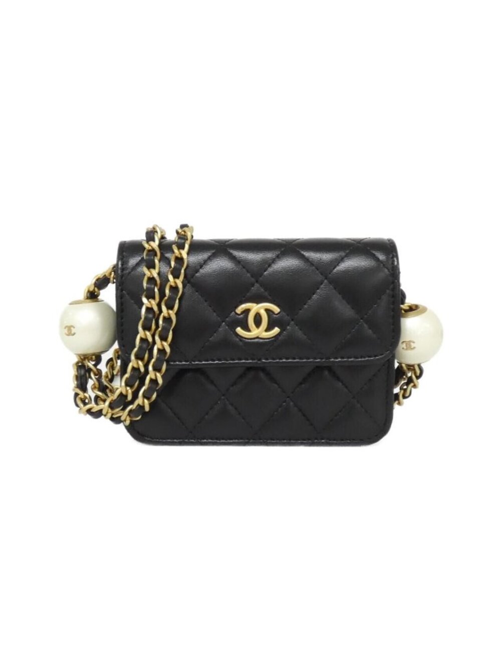 Chanel Chain Clutch Black